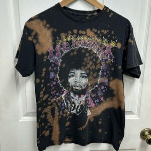 Bleached Jimi Hendrix T-Shirt size medium